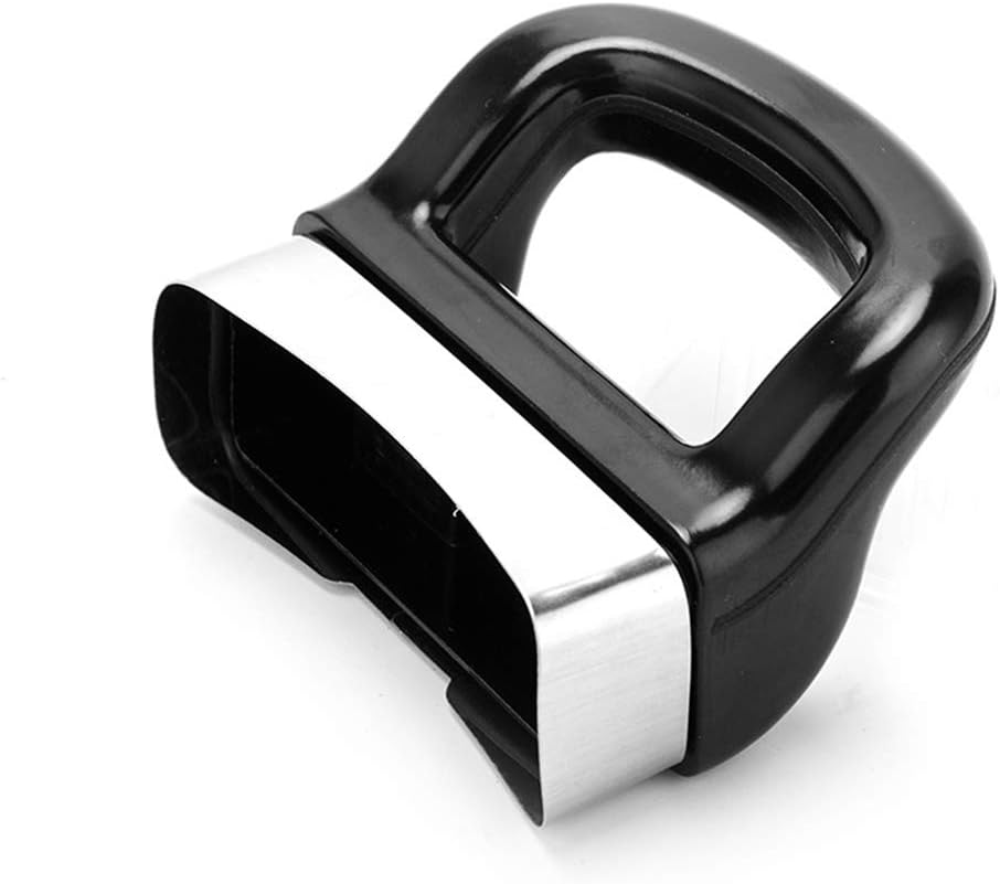 Replacement Side Handles for Metal Pressure Cooker - Set of 2 Short Pot Handles, Steamer Holder, Panhandle Cooker Handgrip - Black, Type A