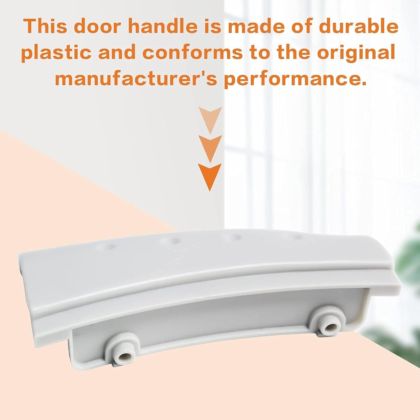 Replacement Washer Door Handle for Whirlpool Duet Models GHW9150PW4 and ghw9400pw4 - ANTOBLE 8181846 EA391617 WP8181846