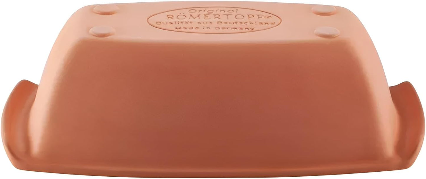 Römertopf Clay Bread Form Pan for Baking Bread and Cake | 2.1 Quart Capacity
