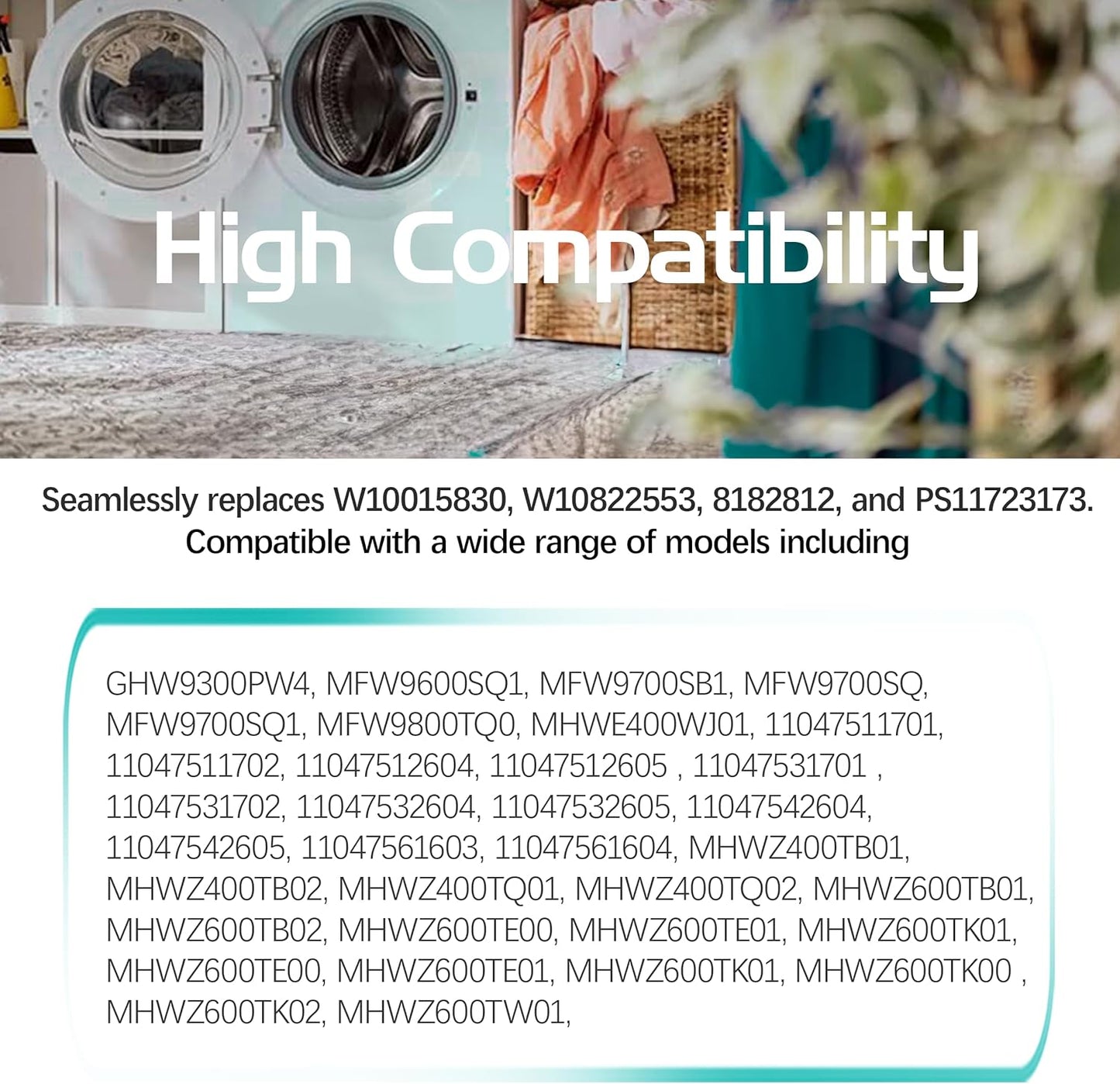 Rogierra Front Load Washer Shock Absorber Replacement - Part 8182812