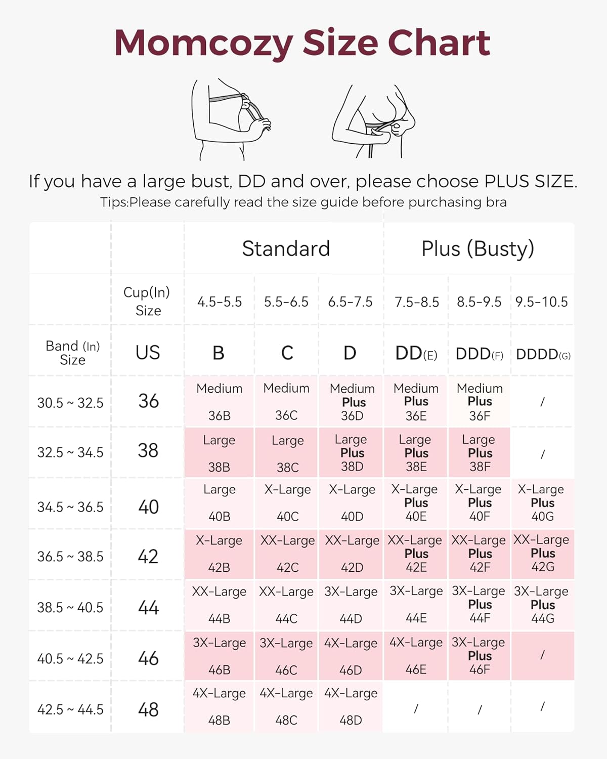 Seamless Momcozy Nursing Bra with Jelly Strip Lift Support for Breastfeeding and Pregnancy