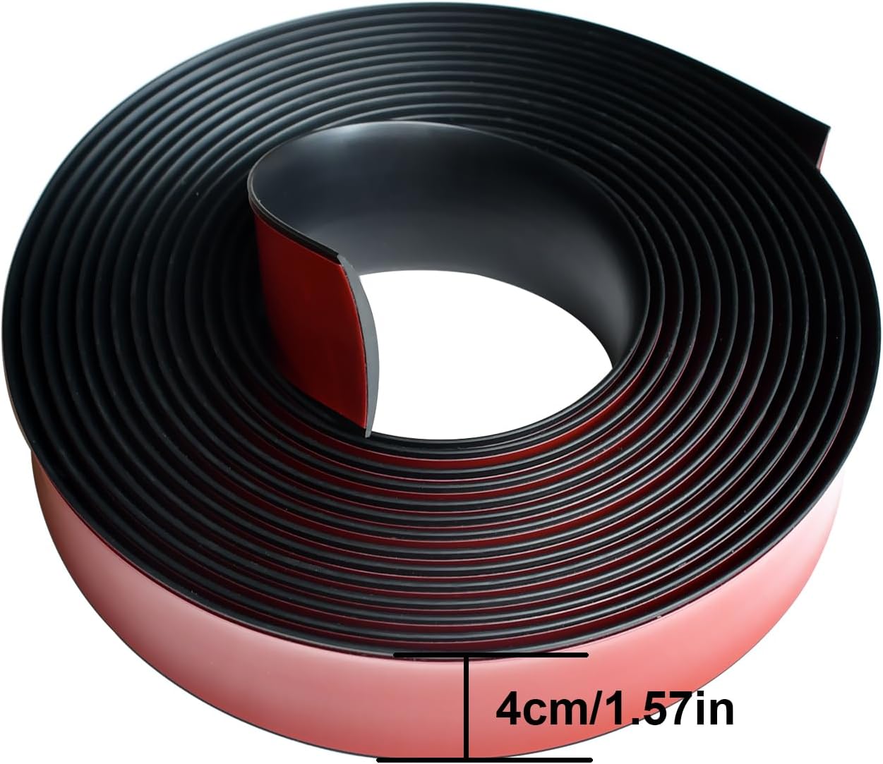 Self Adhesive Floor Transition Strip for Laminate and Vinyl Floors - Flat Edge Trim for Doorways and Floors with Gaps