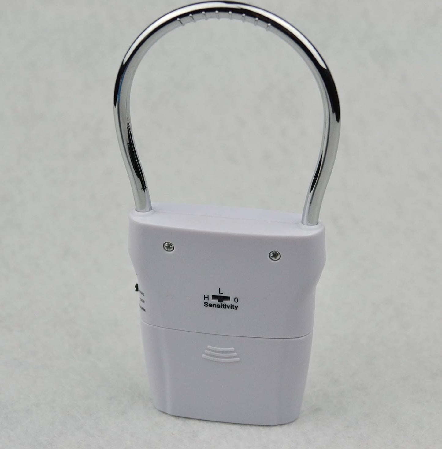 Set of 2 115dB Vibration Alarm Door Knob/Handle Alarms for Home, Hotel, Apartment Security