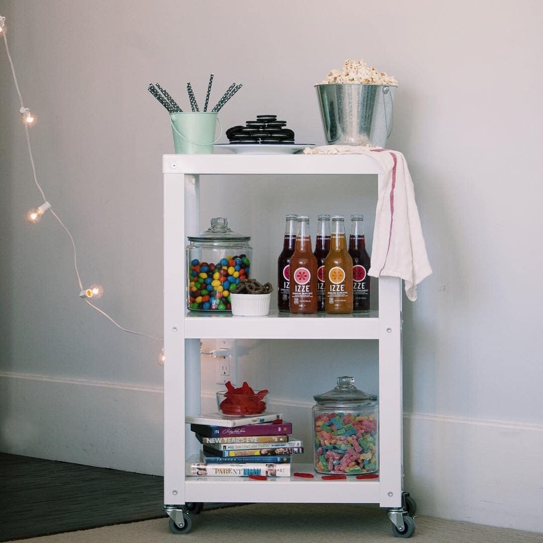 Set of 2 Le'raze 1 Gallon Glass Cookie Jars with Labels & Marker - Airtight Canister Sets for Kitchen Counter