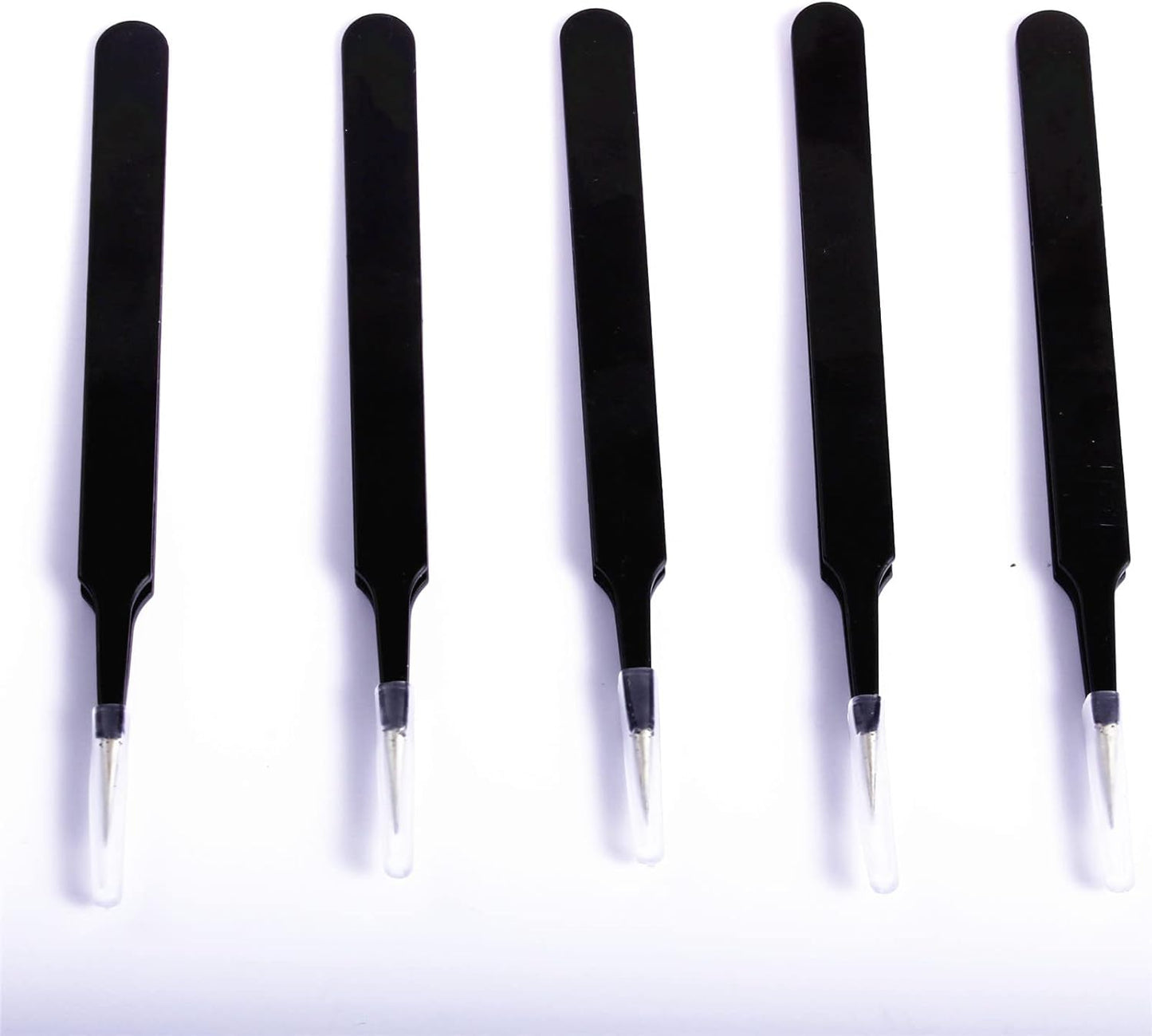 Set of 5 Stainless Steel Diamond Painting Tweezers - Precision Tools for Diamond Painting Kit
