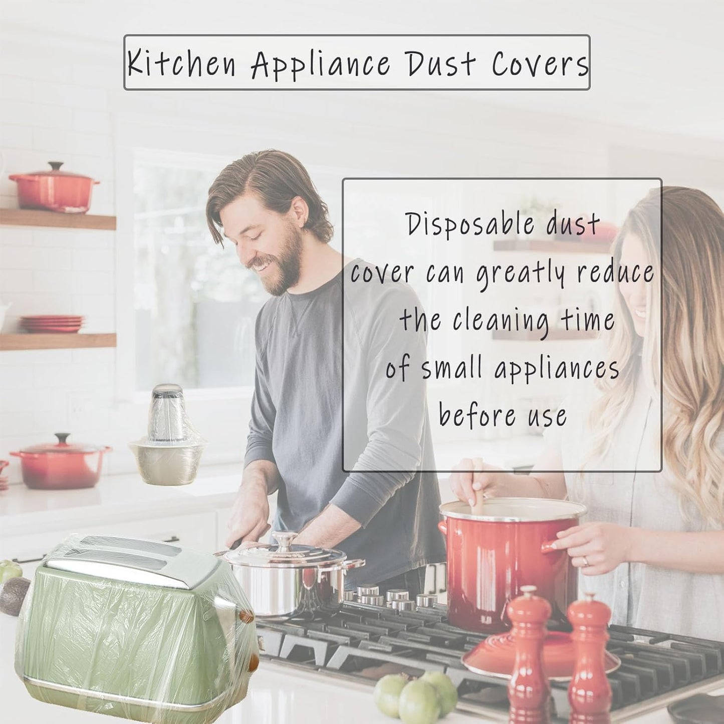 Set of 90 Kitchen Small Appliance Dust Covers for Easy Protection and Storage