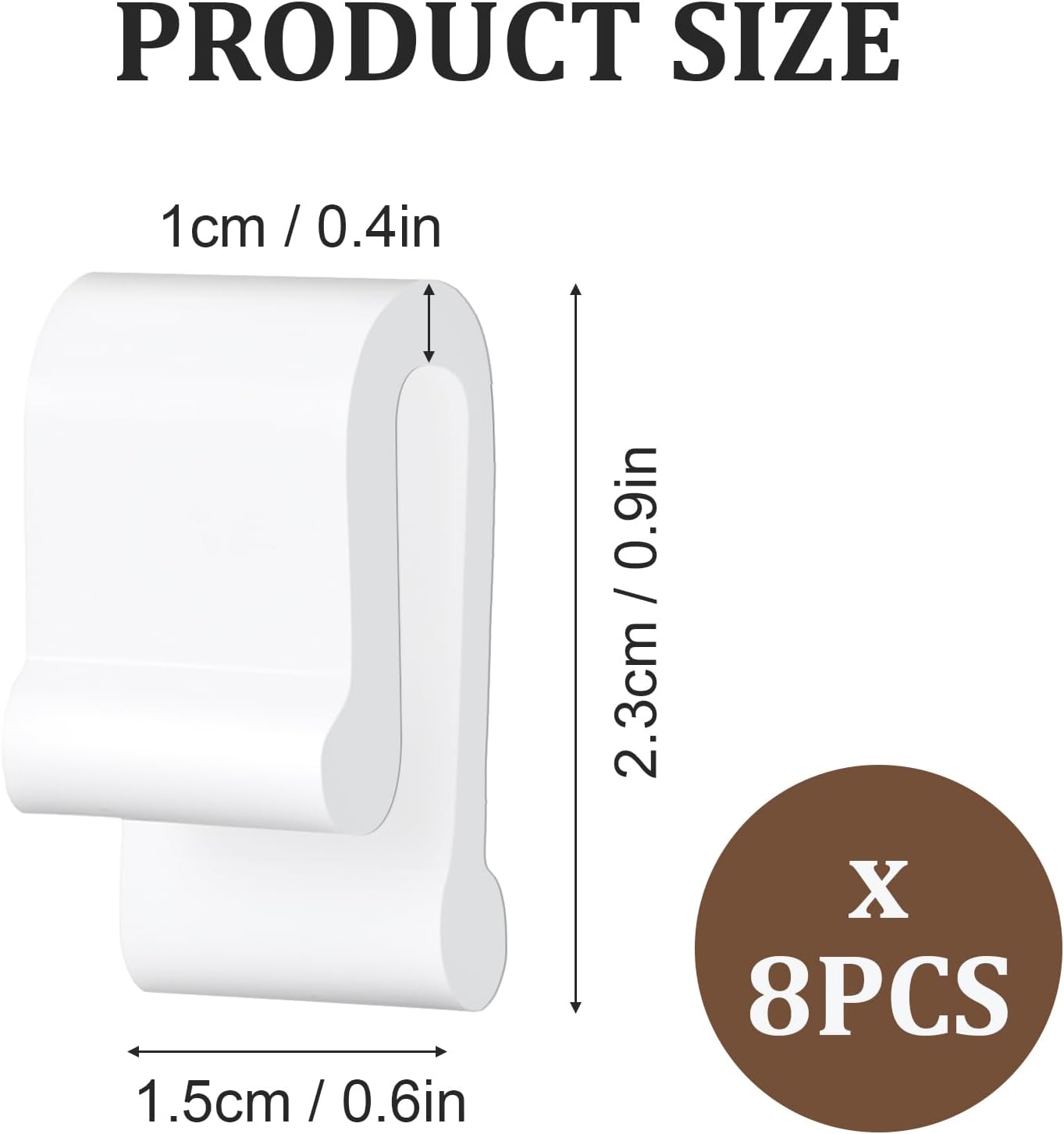 Silicone Dutch Oven Lid Protector Clips - Set of 8, Pot Lid Bumper Lifter Accessories, White Pan Protector Replacement Clip