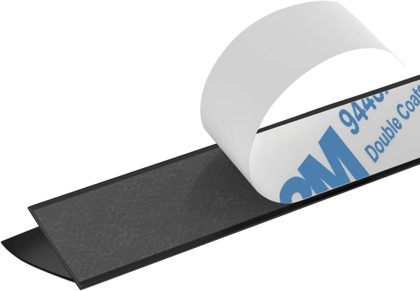 Silicone Fin Shaped Weather Stripping Seal for Doors and Windows - Self Adhesive - Black