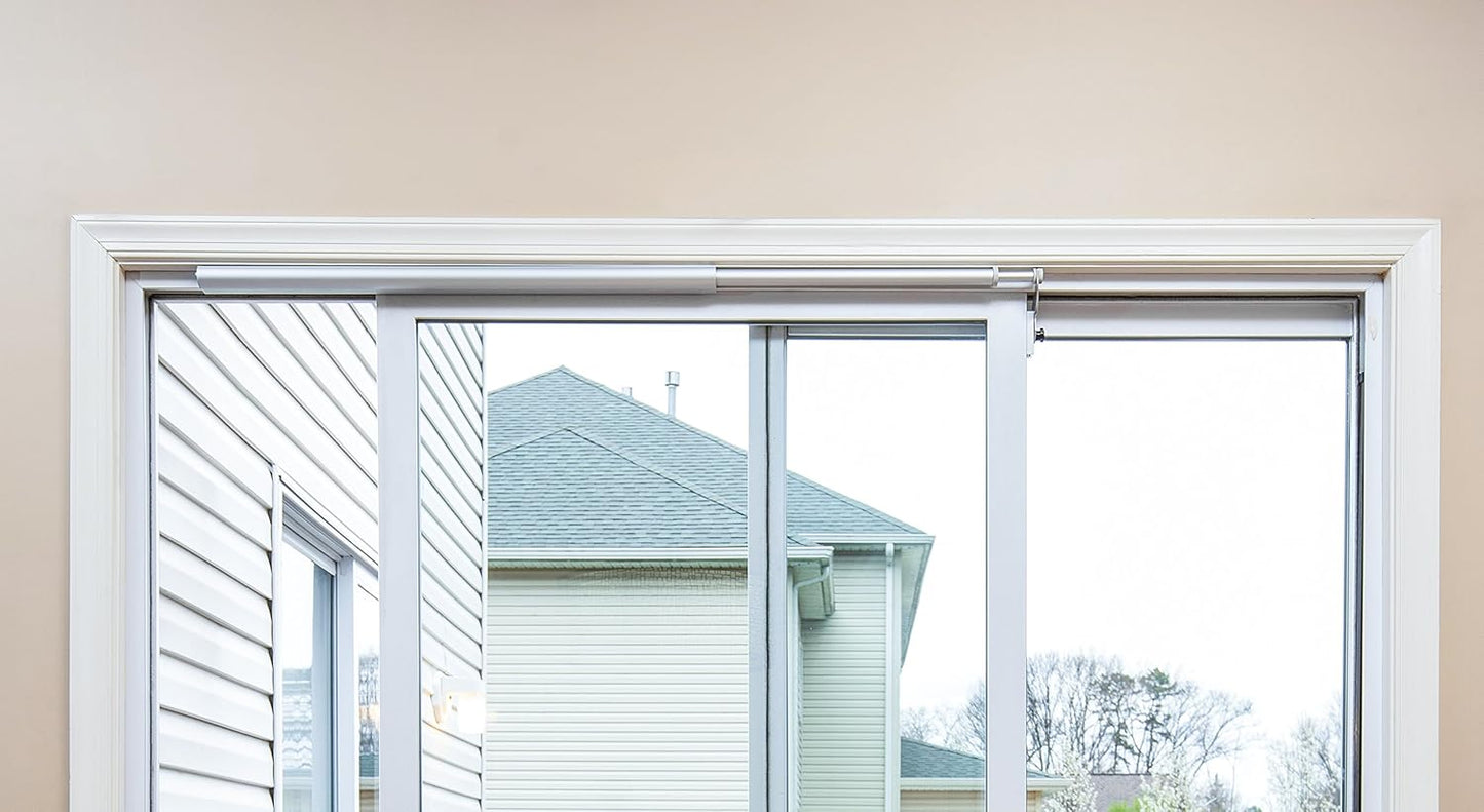 Slideback- Self Closing Sliding Patio Door Closer (Heavy Duty Plus) for 8 ft Doors - Innovative Solution