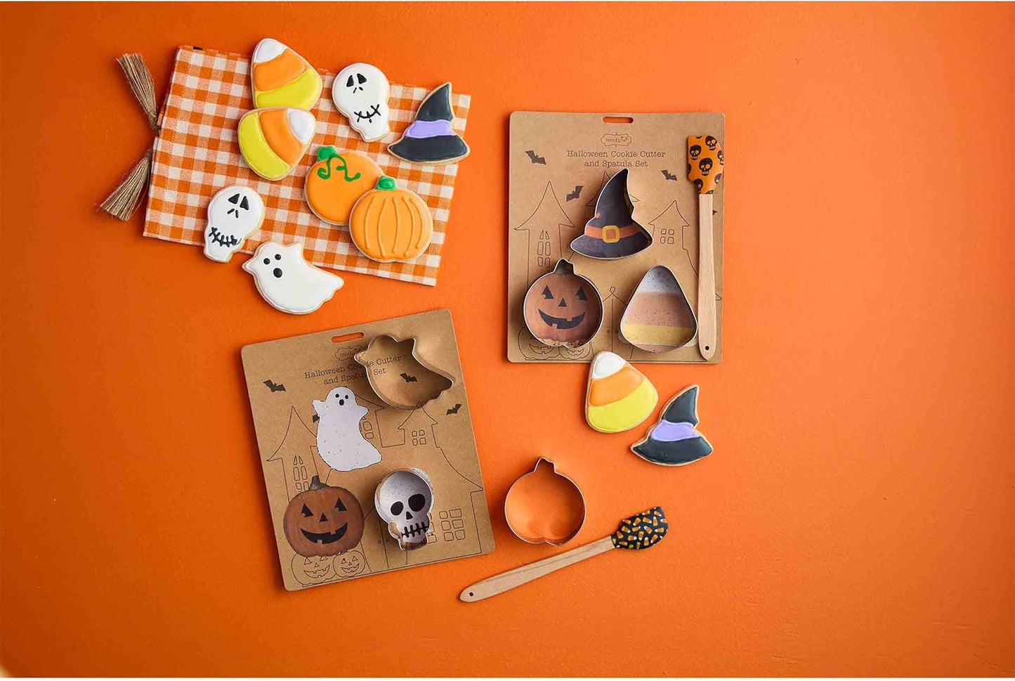 Spooky Skull Mud Pie Halloween Baking Set: 9 1/2" x 8" Size