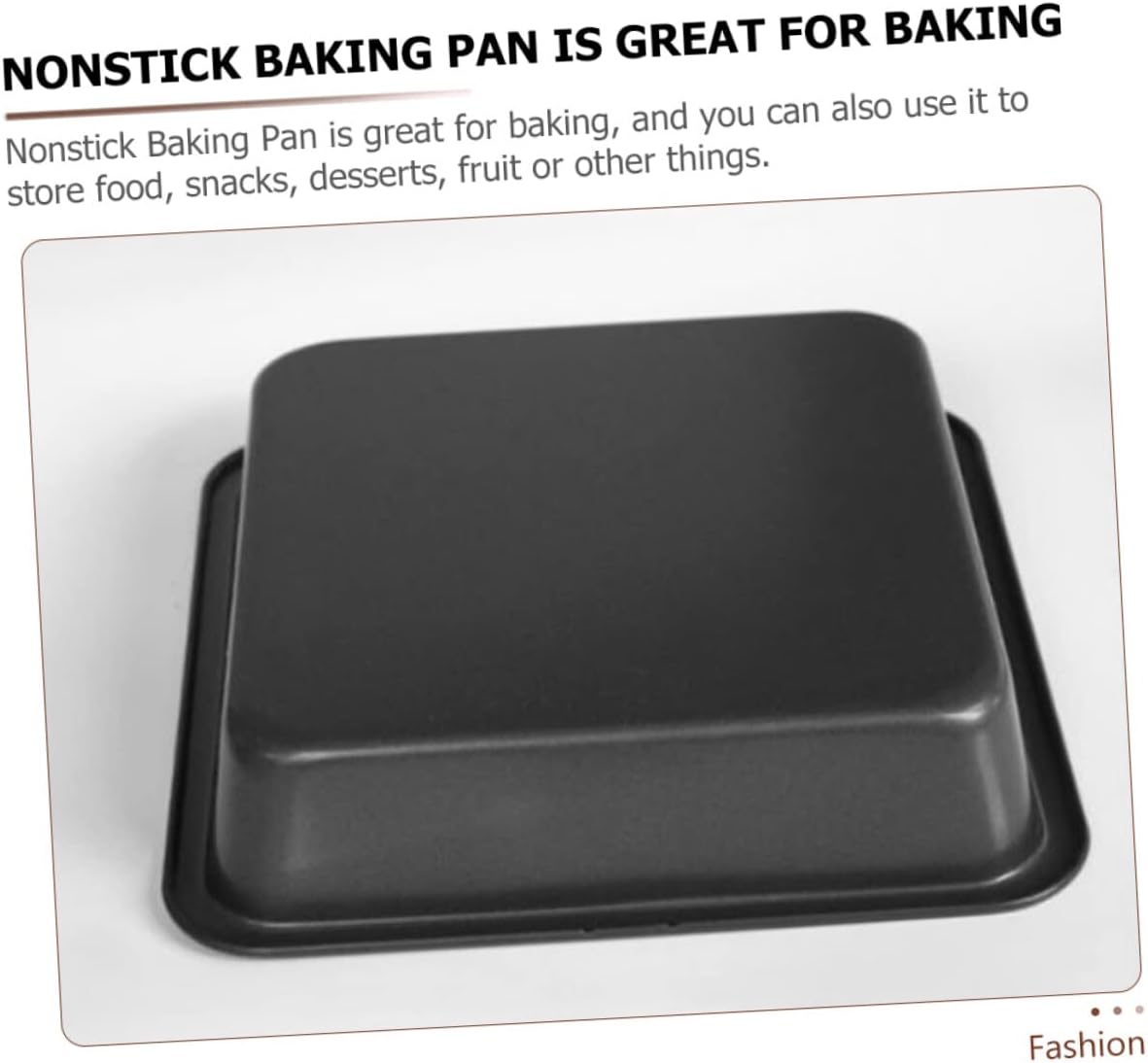Square Black Swiss Roll Baking Pan for Oven - Reusable Bread & Pastry Tray for Toaster Oven or Broiler