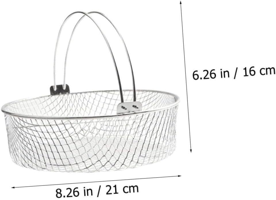 Stainless Steel Air Fryer Basket Liner Pan Set for Ninja Air Fryer - Accessories for Pro Oven, Wok, Ramekins, Square Fryer