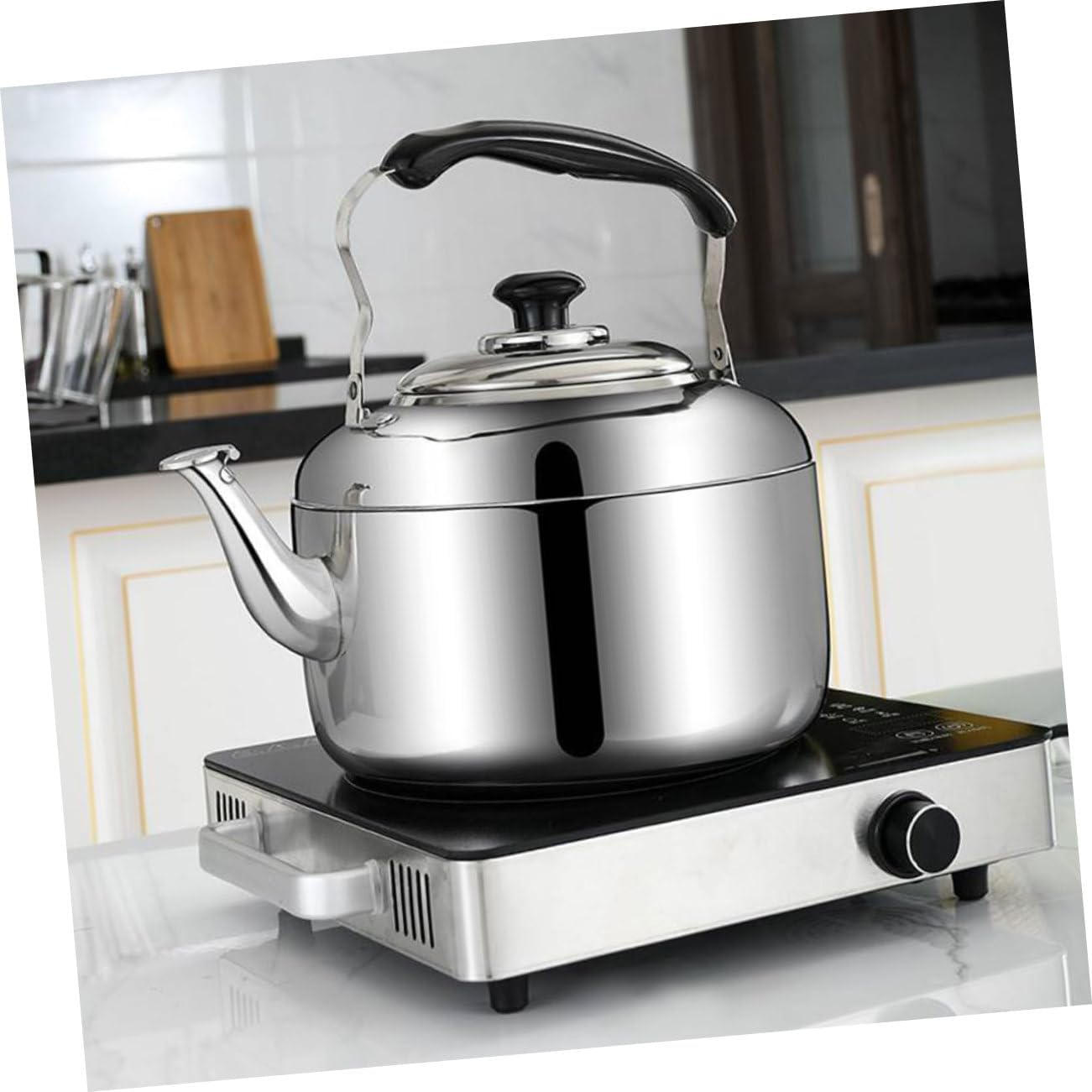 Stainless Steel Animal Design Kettle for Fast Boiling on Gas Stove or Electric - Ideal for Tea, Rice Wine, and Hot Water Brewing