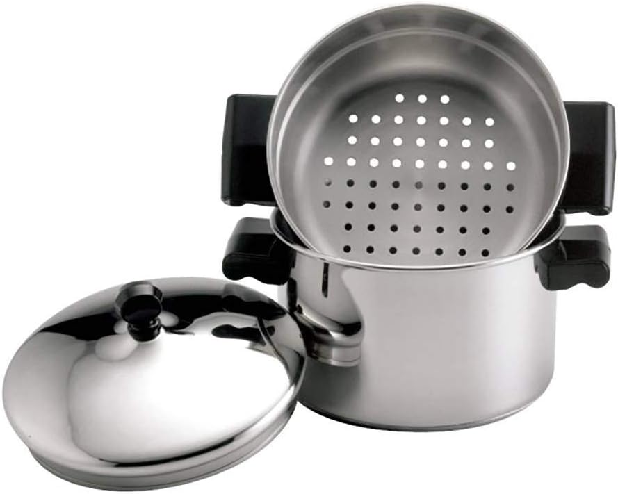 Stainless Steel Farberware Steamer Set for Healthy Cooking