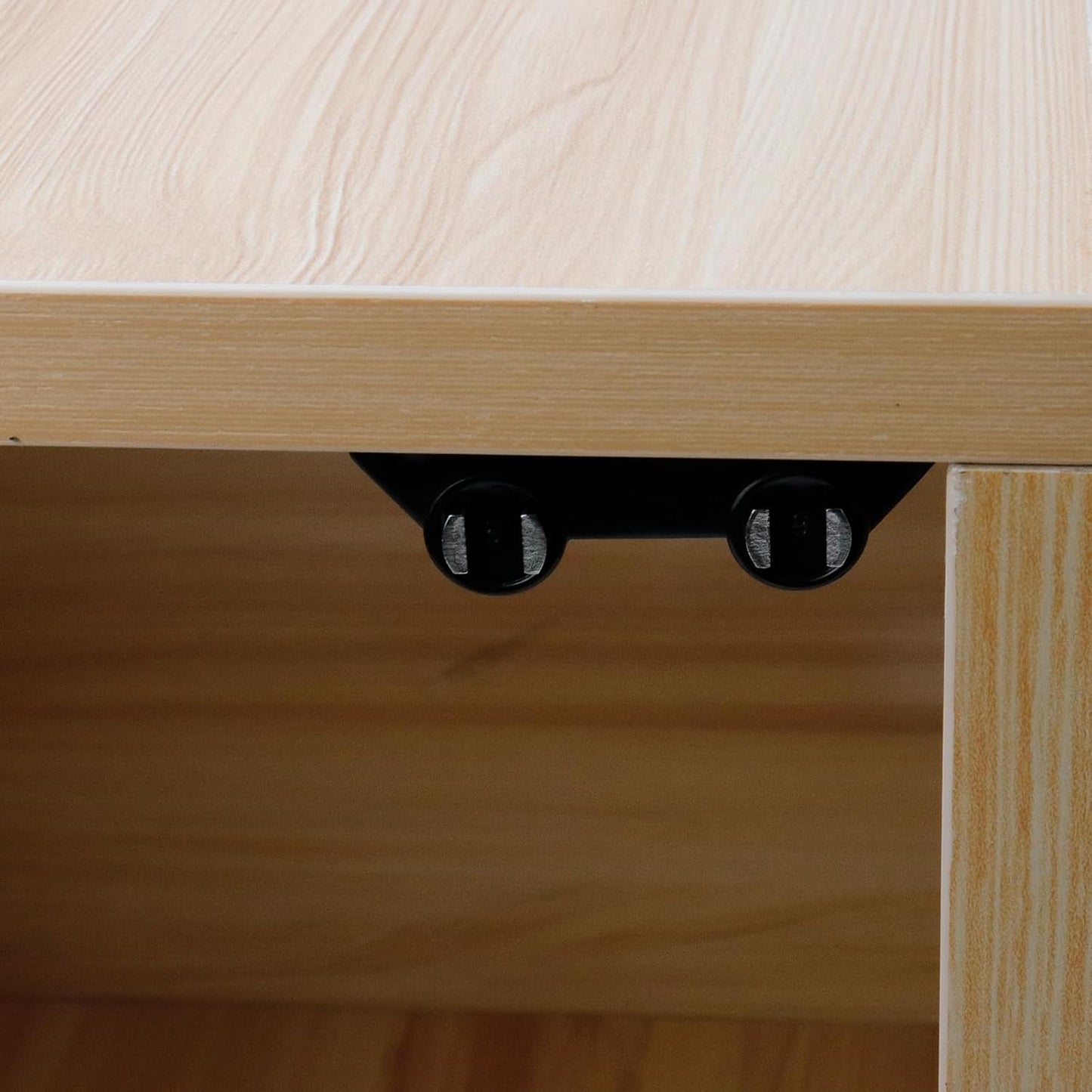 Stainless Steel Glass Door Pivot Hinge Set with Double Head Magnetic Catch Closures for 5-6mm Glass Door