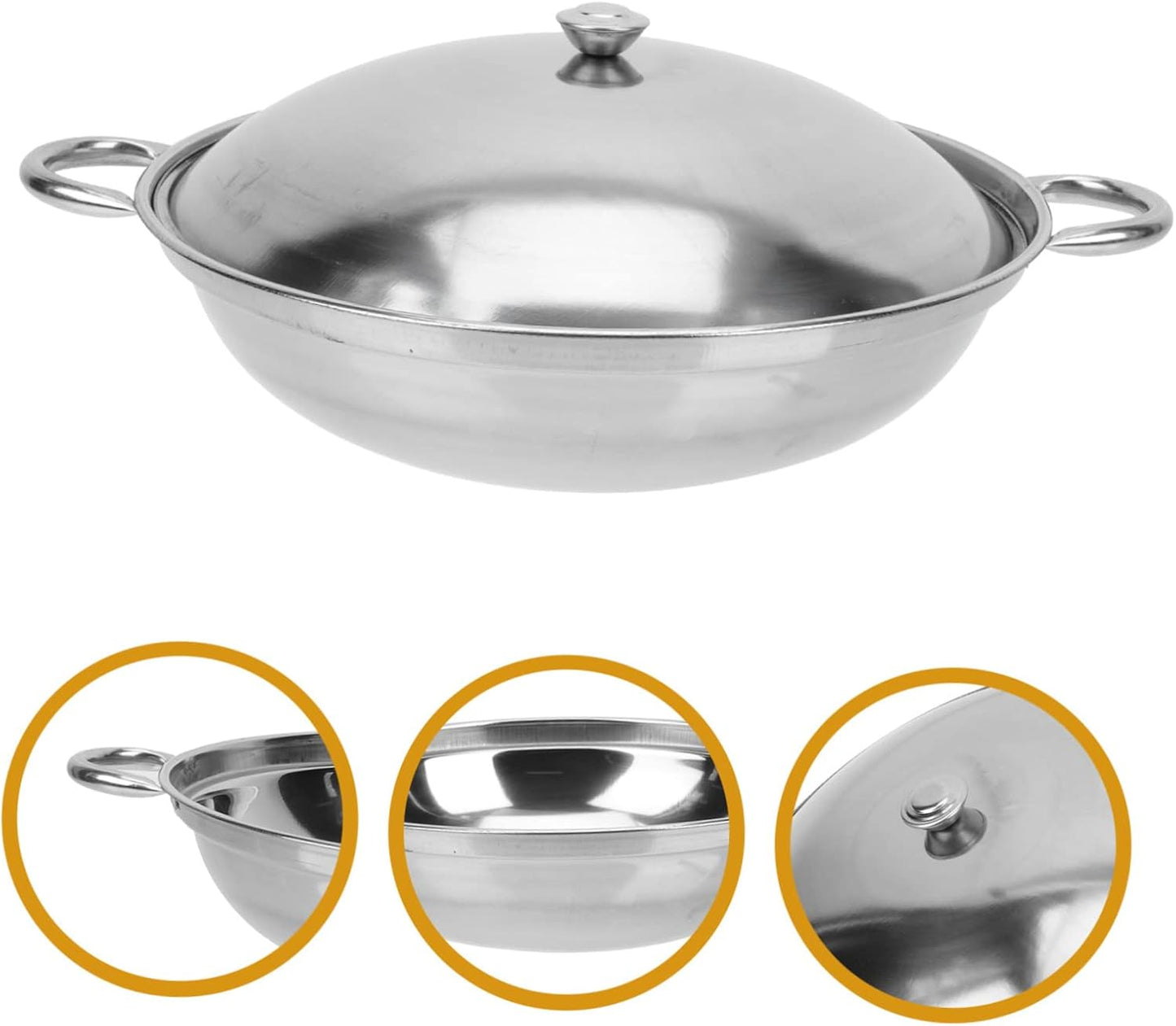 Stainless Steel Griddle Cookware Set for Everyday Home Cooking