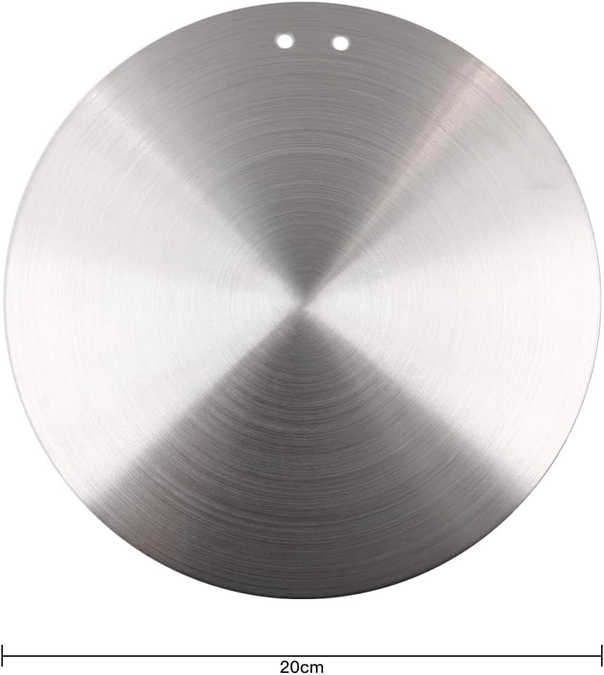 Stainless Steel Induction Heat Diffuser Plate with 20cm Separable Handle