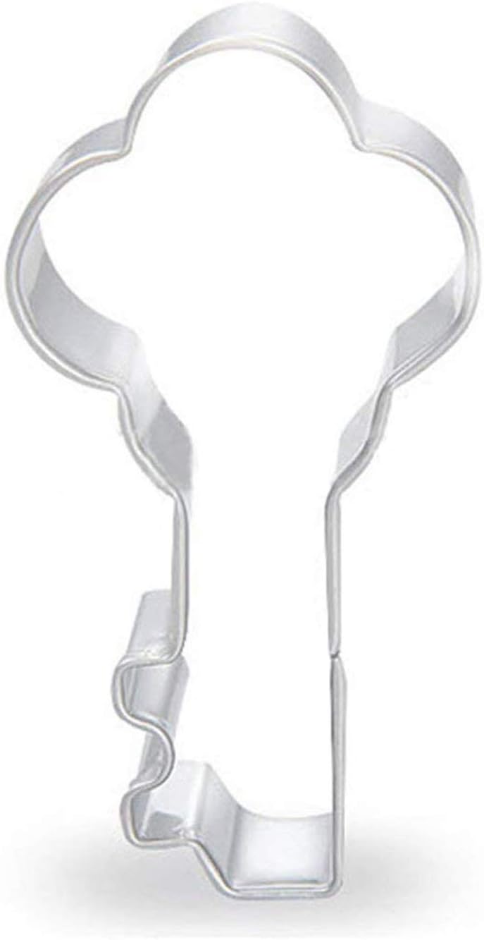 Stainless Steel Small Key and House Cookie Cutters Set by WOTOY