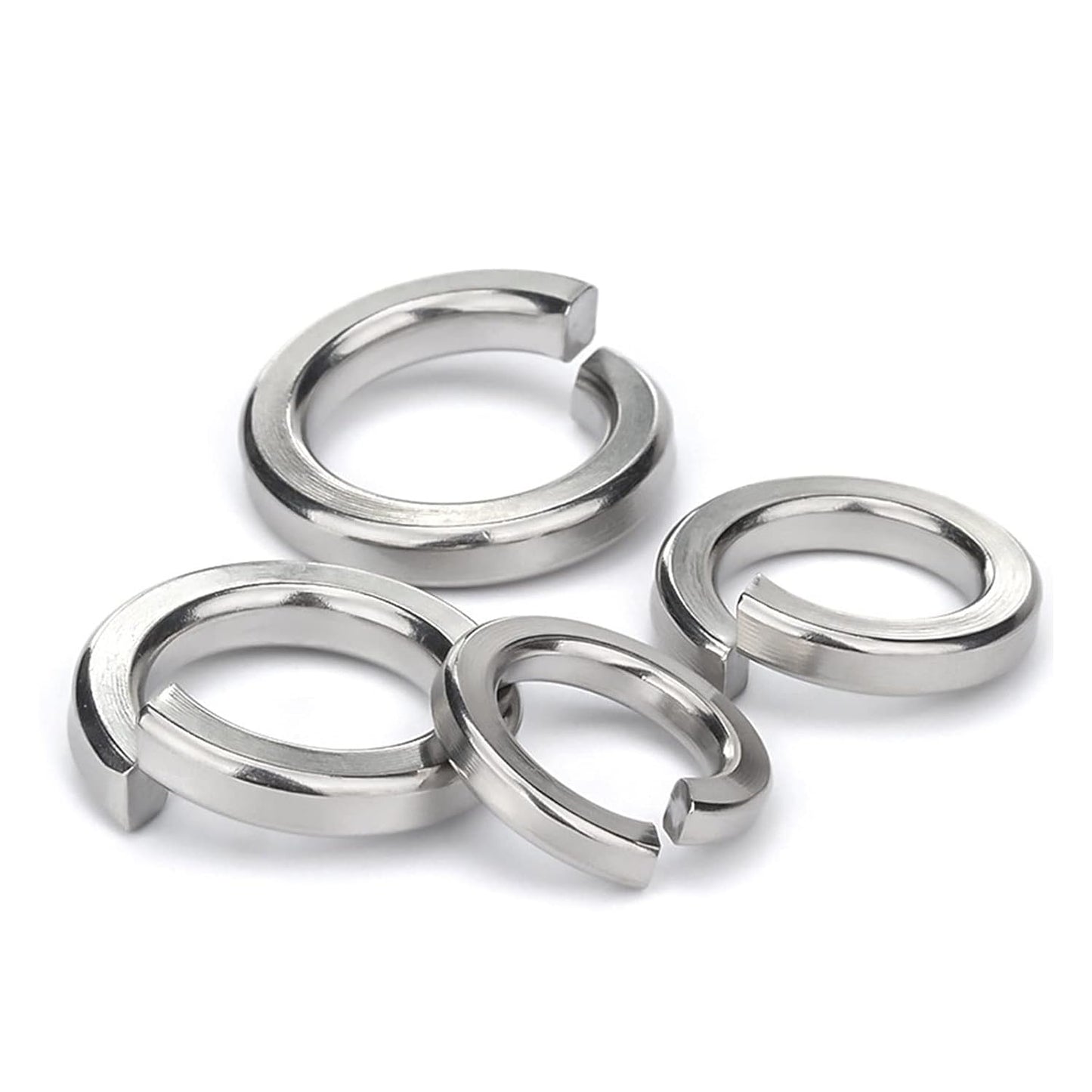 Stainless Steel Split Lock Washer 1/2" x 0.869"OD - Pack of 25