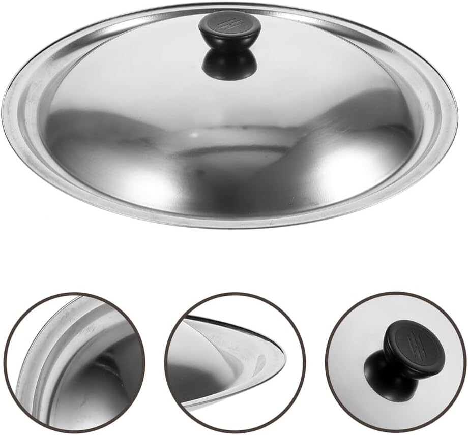 Stainless Steel Universal Pot Lid Replacement for Pans and Skillets - 10inch