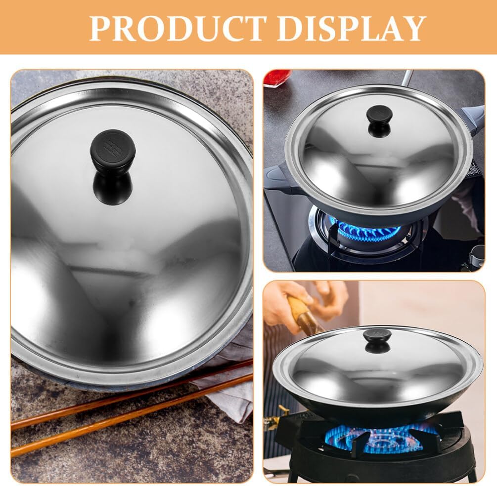 Stainless Steel Universal Pot Lid Replacement for Pans and Skillets - 10inch