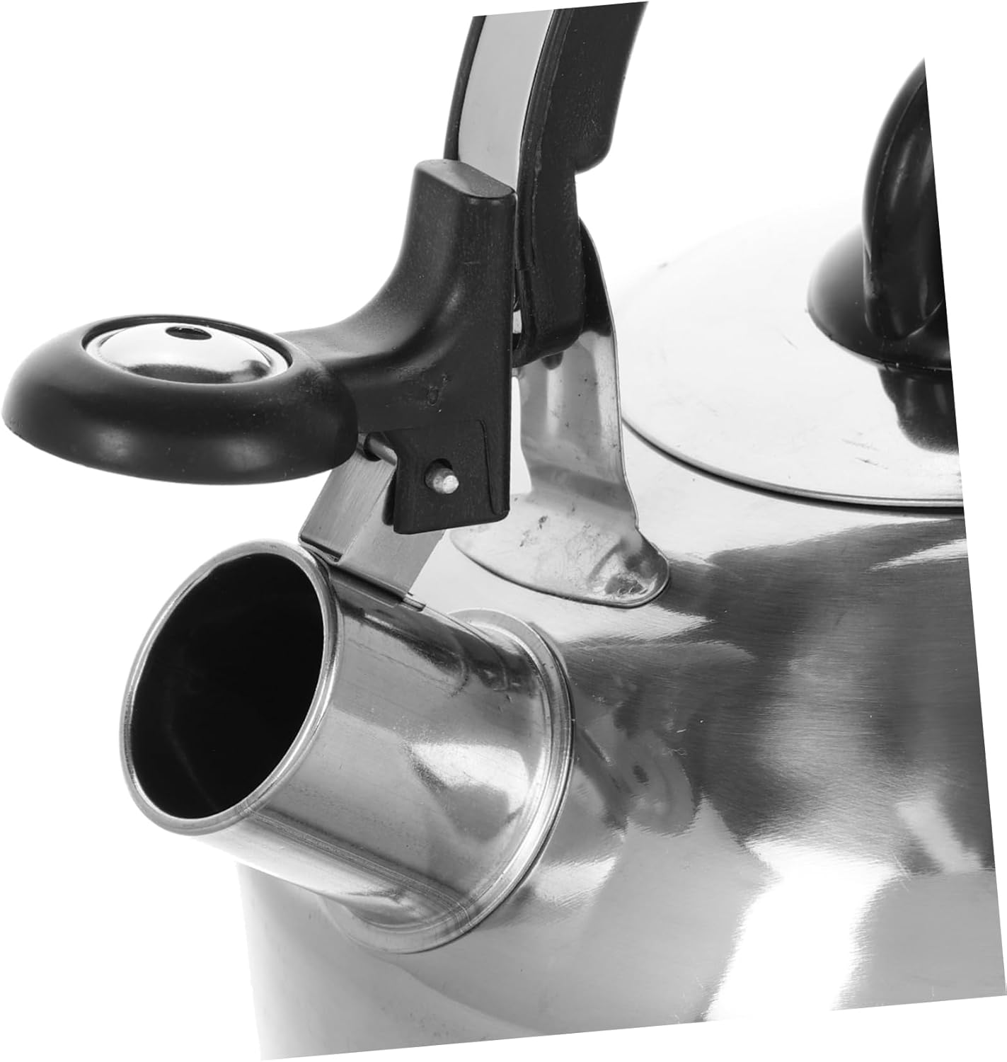 Stainless Steel Whistling Tea Kettle for Gas Stoves - Stovetop Coffee Pot and Tea Pot Set for Home Brewing