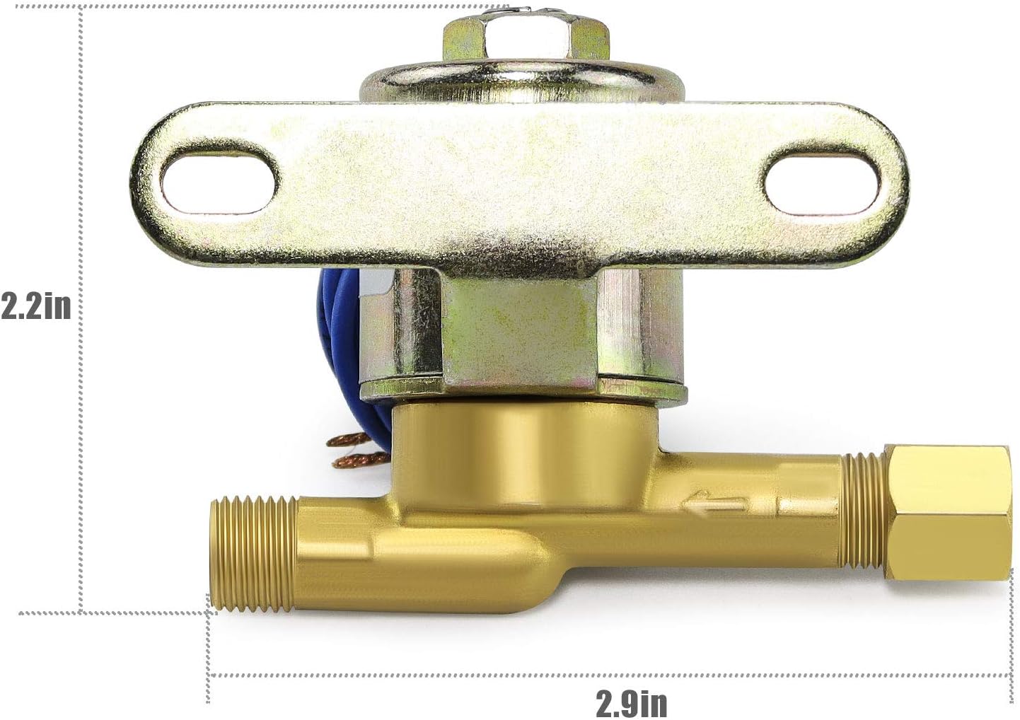TOMOON Blue Humidifier Water Solenoid Valve 4040 for Aprilaire 400 500 600 700 220 224 - Part#B2015-S85,B2017-S85 | 24V | 2.3W | 60 HZ