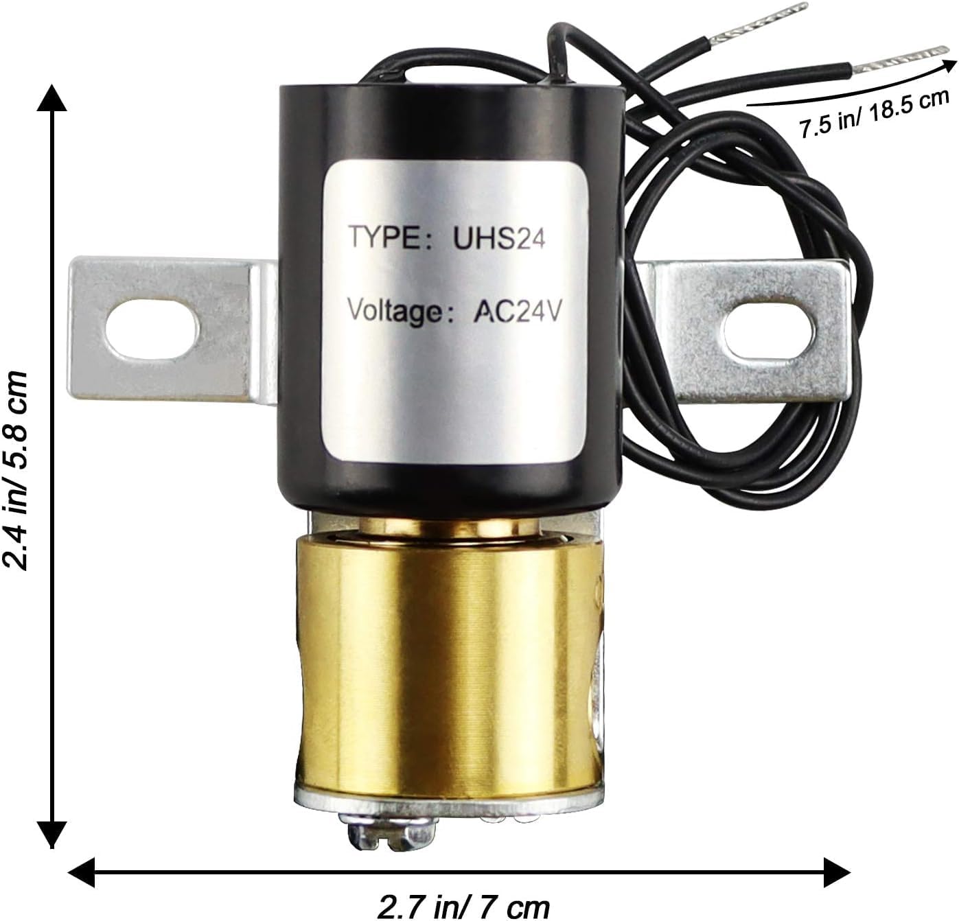 TOMOON UHS24 Universal Humidifier Solenoid Valve - Compatible with Aprilaire 4040, General 990-53, Honeywell HE280 32001639-002 - U147112 - 24V - High Quality