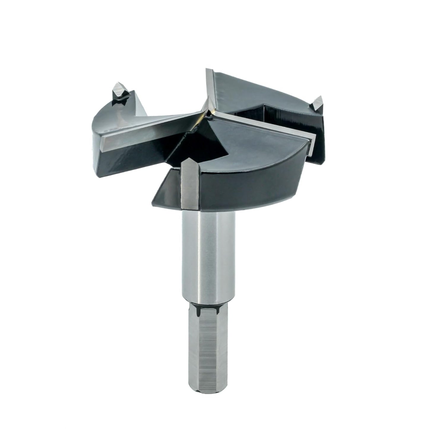 Triple-Flute Carbide Tipped 1 Inch Forstner Drill Bit for Woodworking - Ideal for Hard Wood, Soft Wood, Plywood, and Plastic