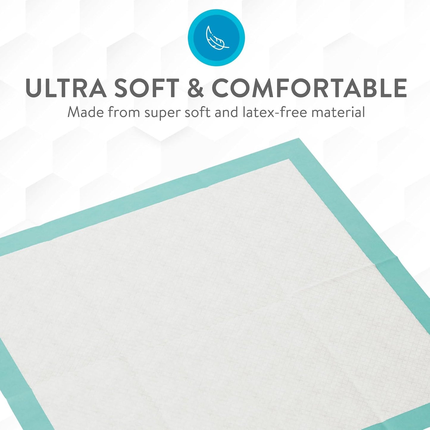 Ultra Absorbent Disposable Bed Pads for Incontinence - 36" X 36" (Pack of 50) - Extra Large Underpads for Adults, Puppies, Dogs - Furniture Protection - Thick and Absorbent