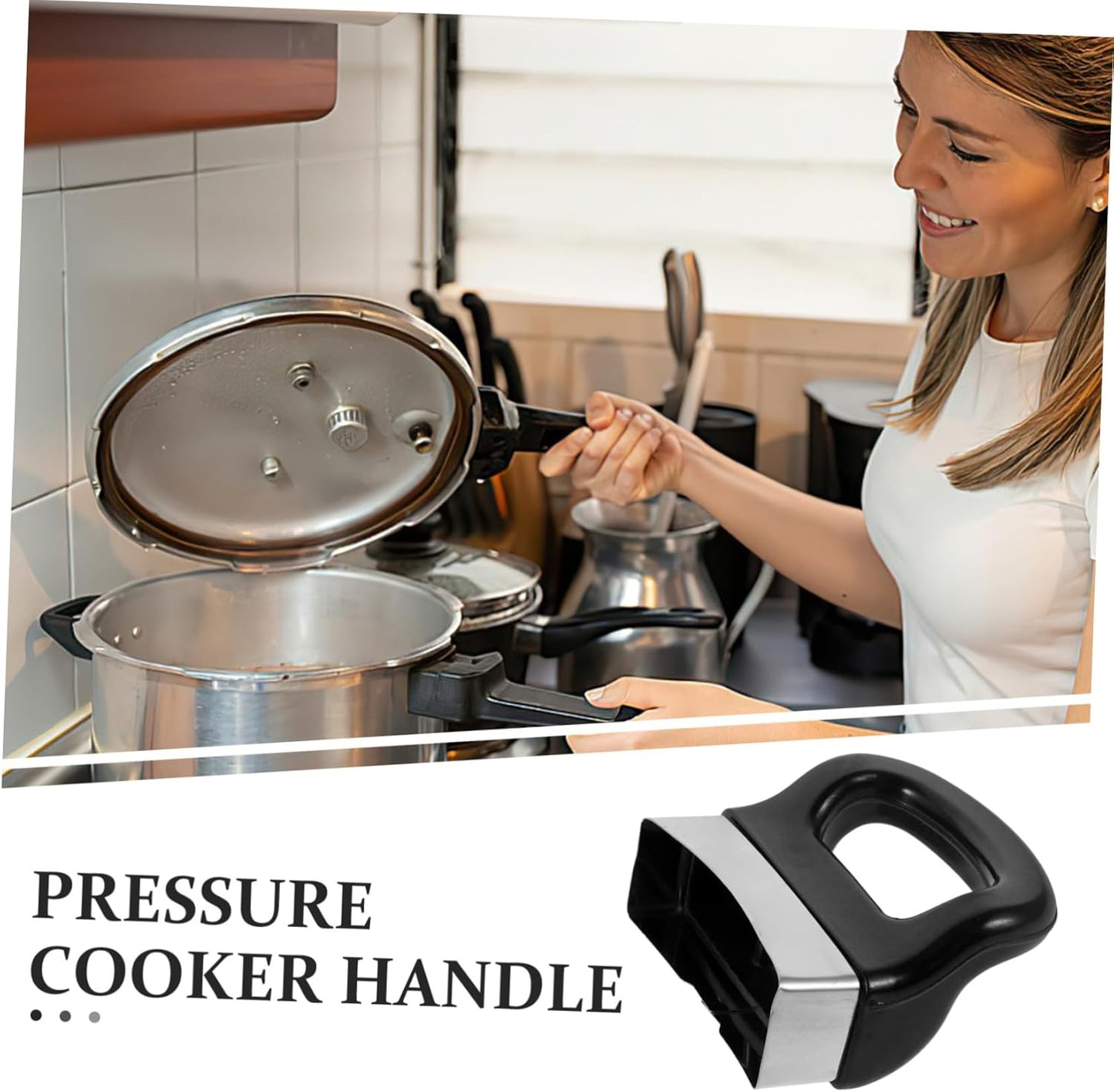 Universal Detachable Pot Handle Replacement Set - Ergonomic Design for Safe Cooking - Fits Woks and Frying Pans - Easy Installation