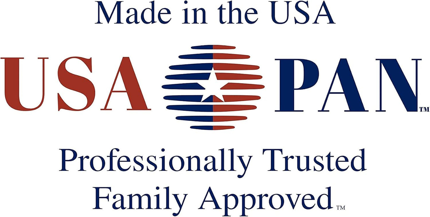 USA Pan Aluminized Steel Loaf Pan - 5x10x3 Inches, 1.5 lb Capacity