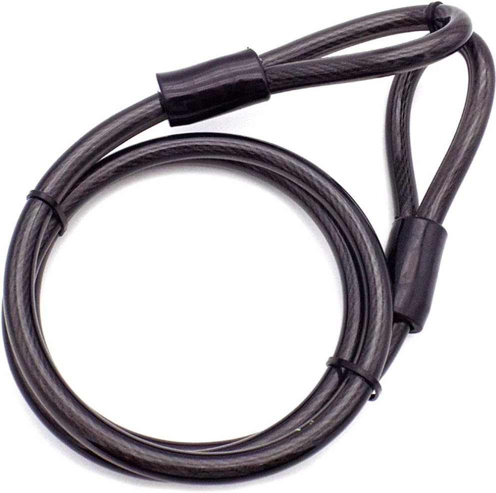 WANLIAN Anti-Theft Combination Lock for Bicycles, Motorcycles, Ships, Doors - Black Security Lock Kit