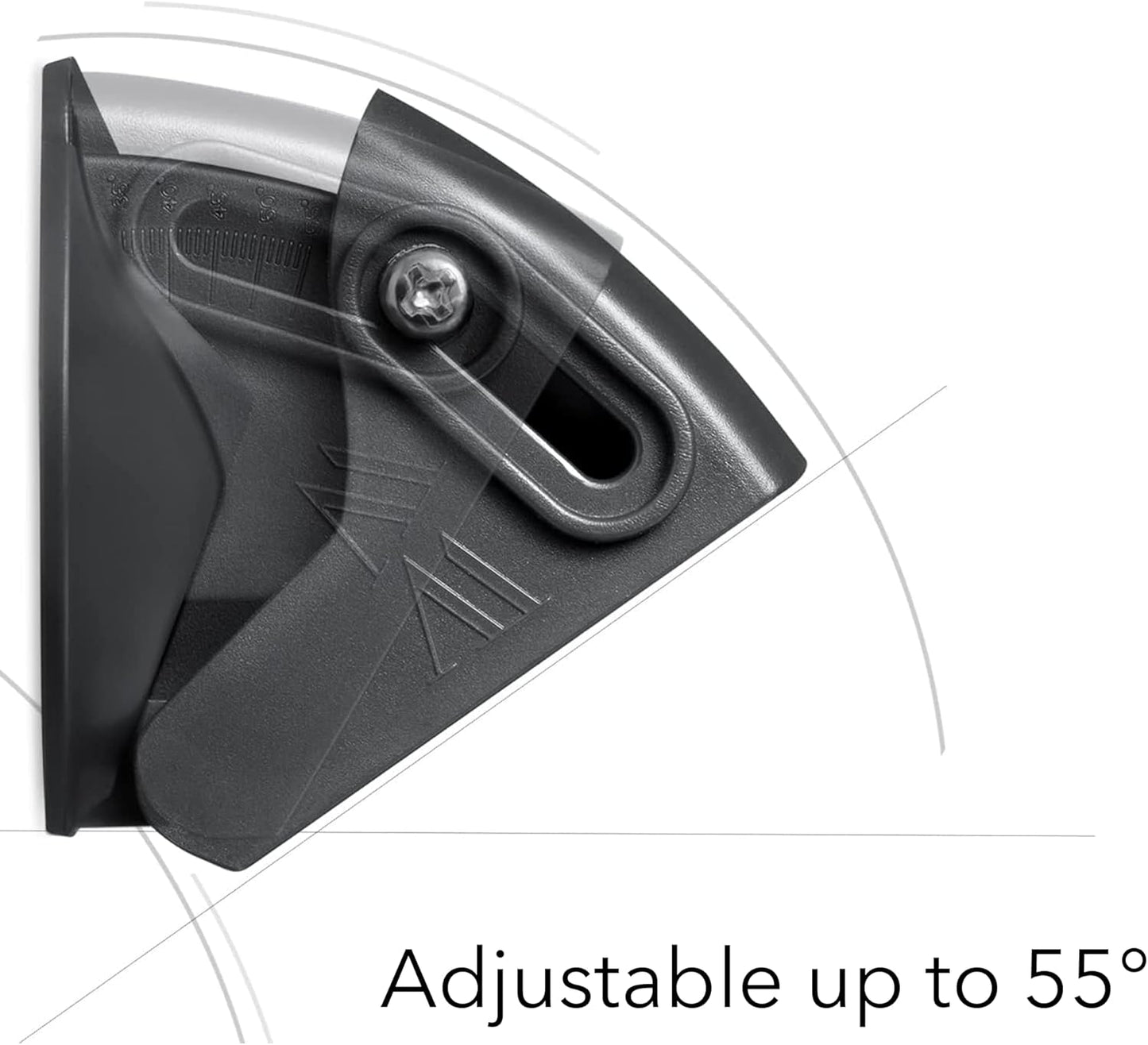 Wasserstein Nest Doorbell (Wired, 2nd Gen) Horizontal Adjustable Mount - Easy Installation & Improved Viewing Angle