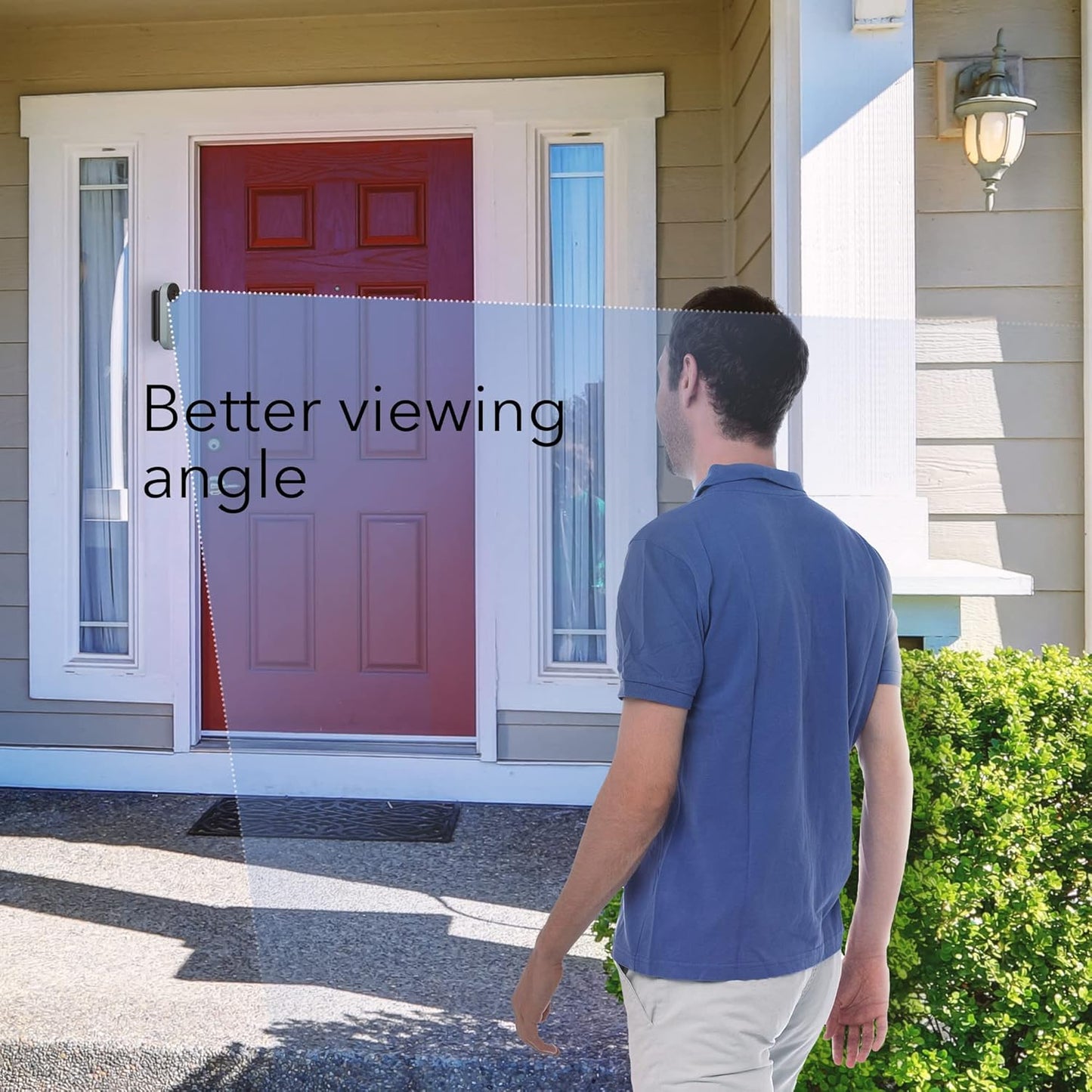 Wasserstein Nest Doorbell (Wired, 2nd Gen) Horizontal Adjustable Mount - Easy Installation & Improved Viewing Angle