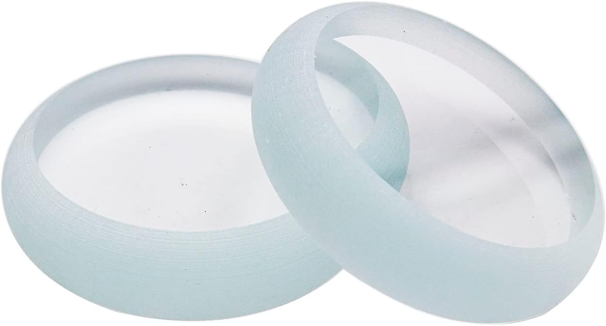 Wide Mouth Tempered Glass Fermentation Weights - 6 Pack for Lacto Fermenting in Mason, Ball, Canning Jars