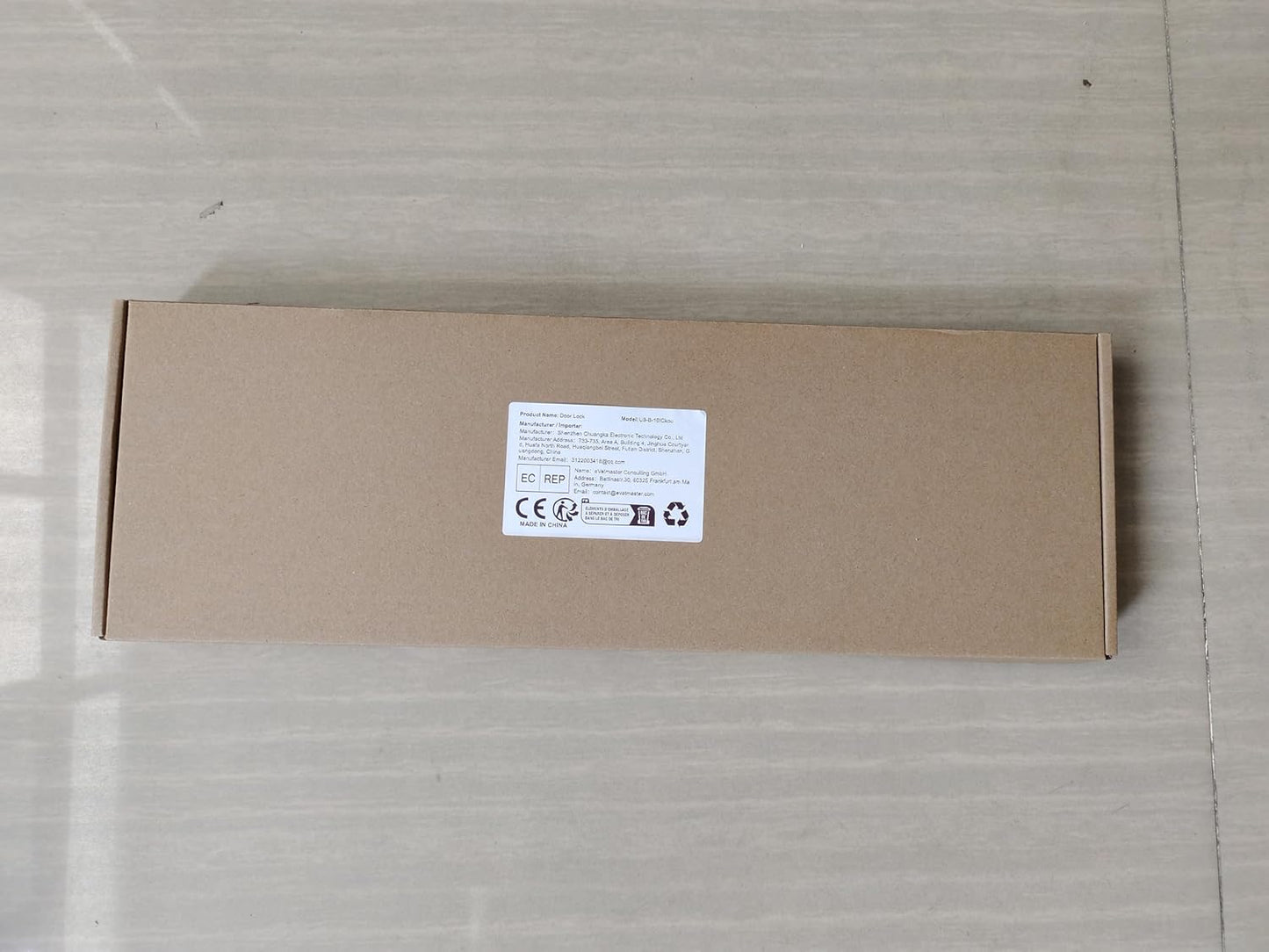 Yitoo Long U-Shaped Smart Combination Padlock with RFID Bluetooth Fingerprint - Adjustable Shackle for Outdoor Gates, Sheds, and Offices