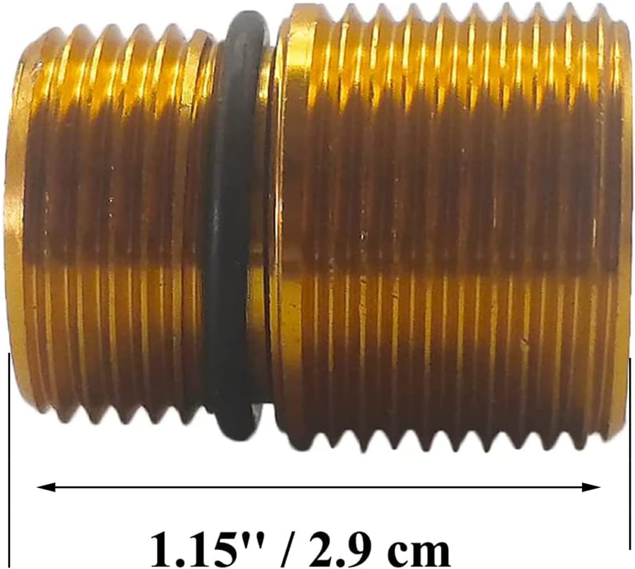 Zeiboat 2-Pack 7110264 Water Outlet Kit for Axial Cam Pressure Washer Pump, Anodized Aluminum Outlet Fitting, 1.5mm Male