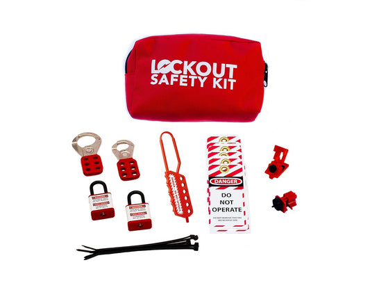 Zing Green Products 7149 Electrical Lockout Tagout Kit - Includes Hasps, Safety Padlocks, Tags, Breaker Lockout Devices