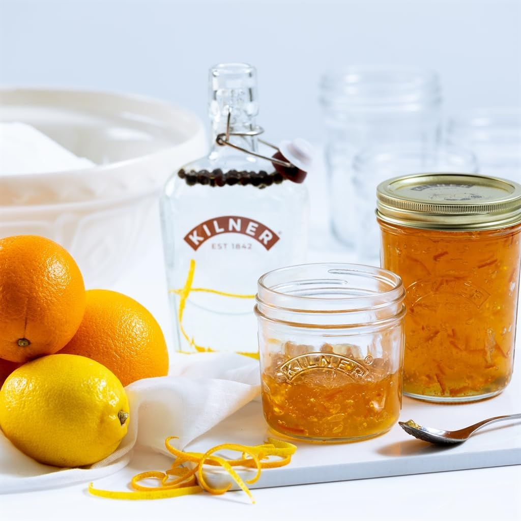 0.35 Litre Kilner Wide Mouth Preserve Jar - Ideal for Preserving Fruits and Vegetables