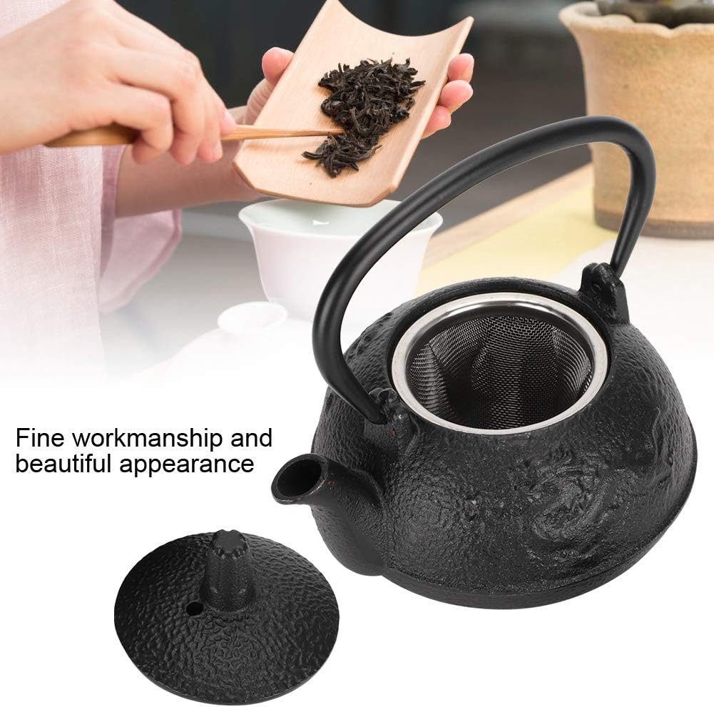 0.3L Japanese Style Cast Iron Teapot Kettle - Uncoated Water Kettle for Tea - Perfect Gift and Decoration