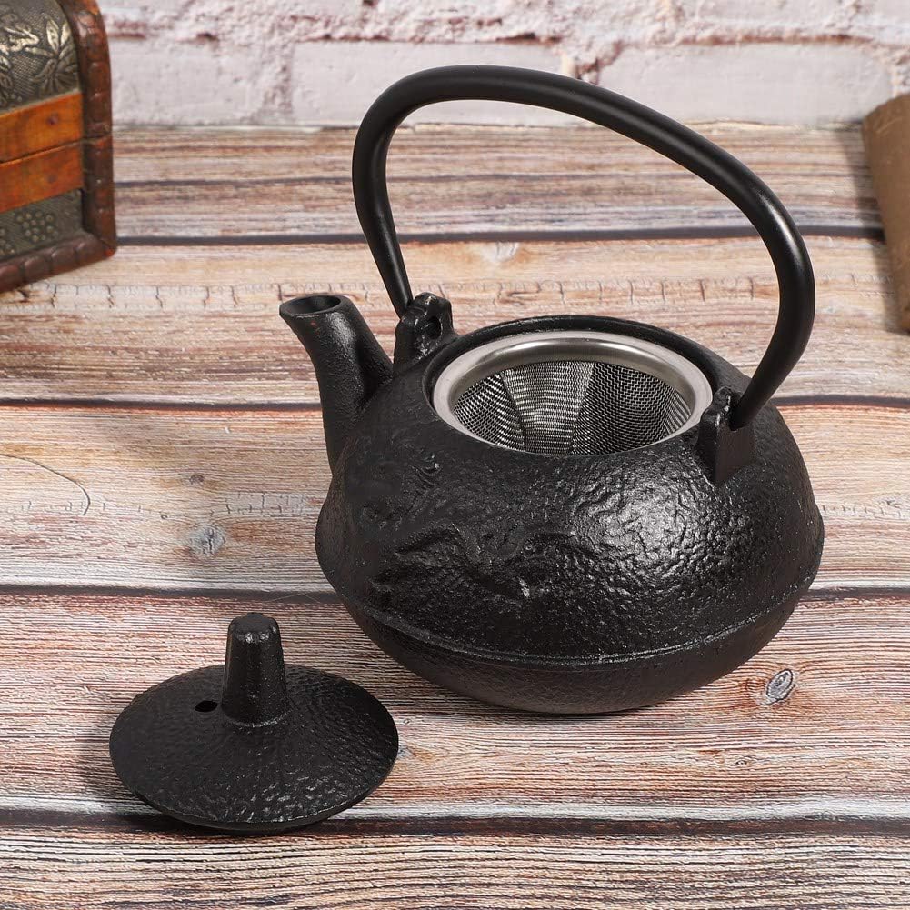 0.3L Japanese Style Cast Iron Teapot Kettle - Uncoated Water Kettle for Tea - Perfect Gift and Decoration