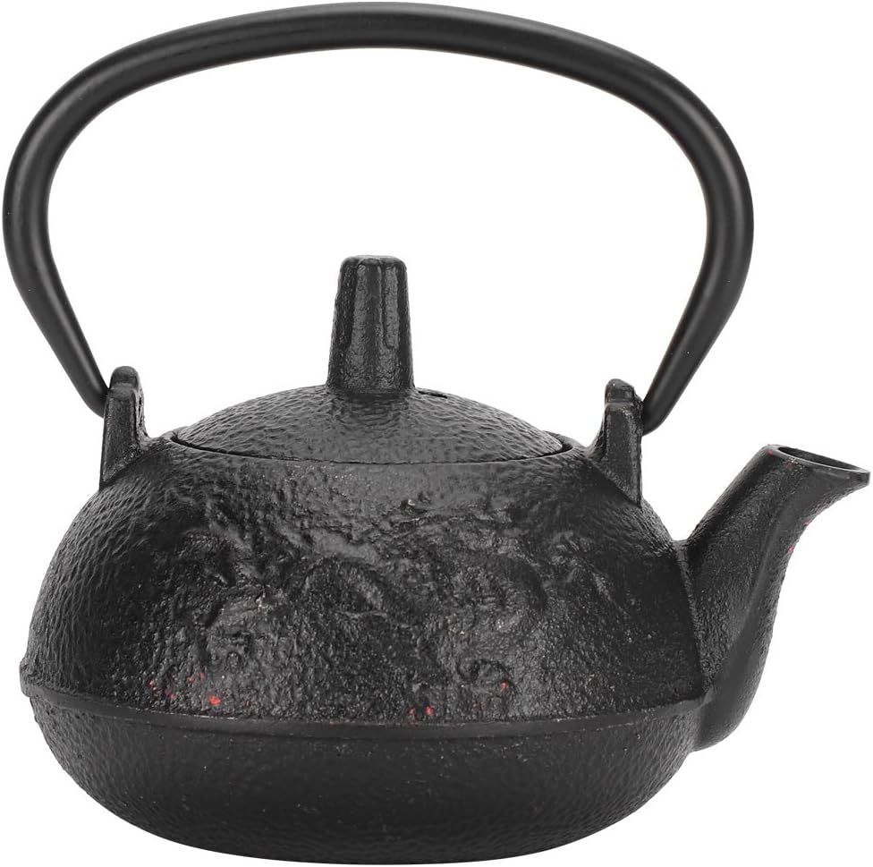 0.3L Japanese Style Cast Iron Teapot Kettle - Uncoated Water Kettle for Tea - Perfect Gift and Decoration