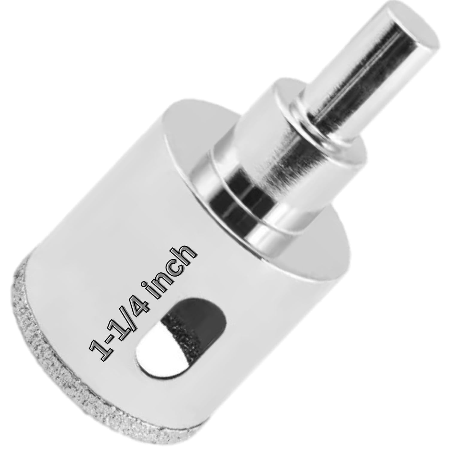 1-1/4 inch Diamond Drill Bit with Water Delivery System for Ceramic, Porcelain, Glass, Quartz, Granite Counter Tops, and More