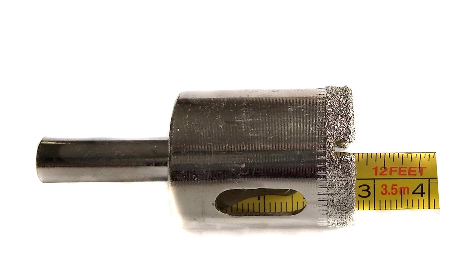 1-3/16 Inch Diamond Drill Bit for Glass, Ceramic, Porcelain, Countertops - Triple-Coated Alloy Steel Tile Drill Bit