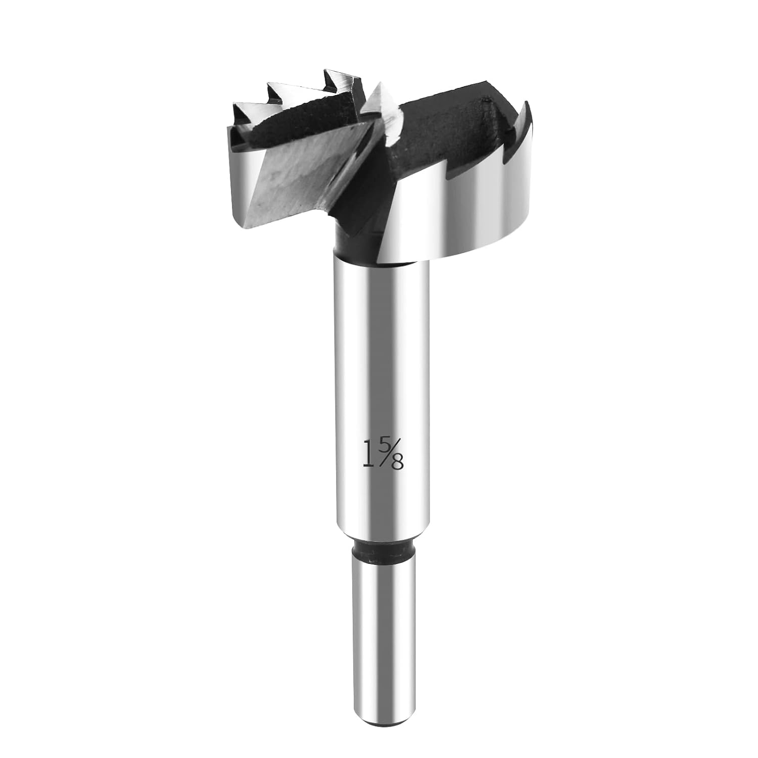 1-5/8" HPFHOPE Forstner Drill Bit for Wood with Round Shank - 1-5/8 Inch Woodworking Bit