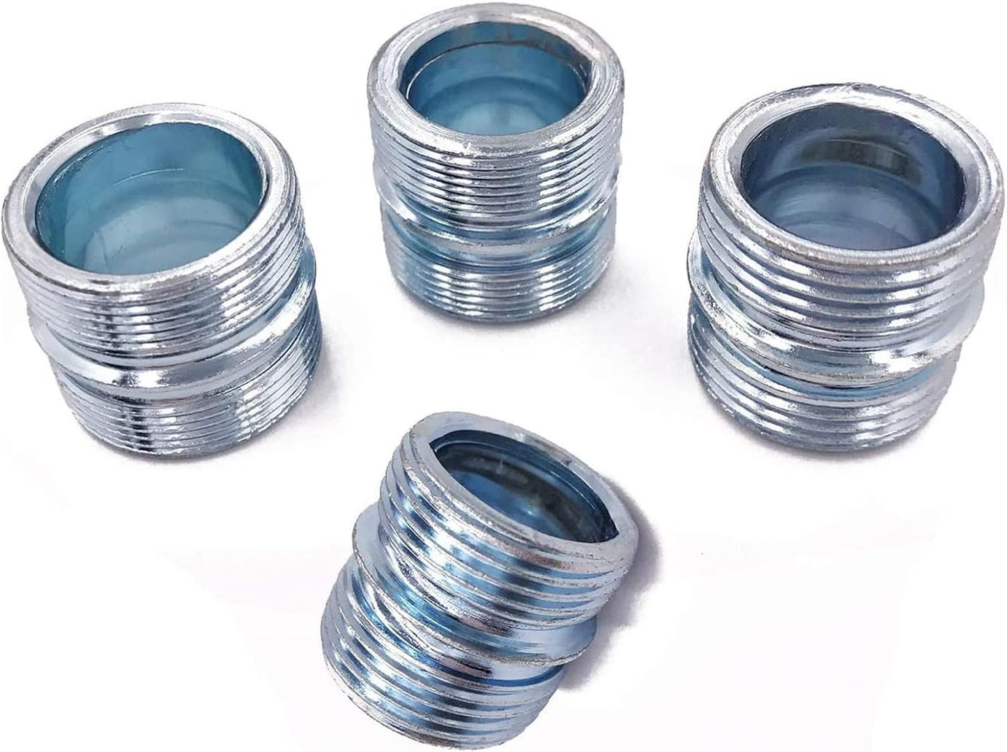 1" Diameter Connectors for Coarse Thread Wire Shelving Parts - 4 Pack Post Extension Kit