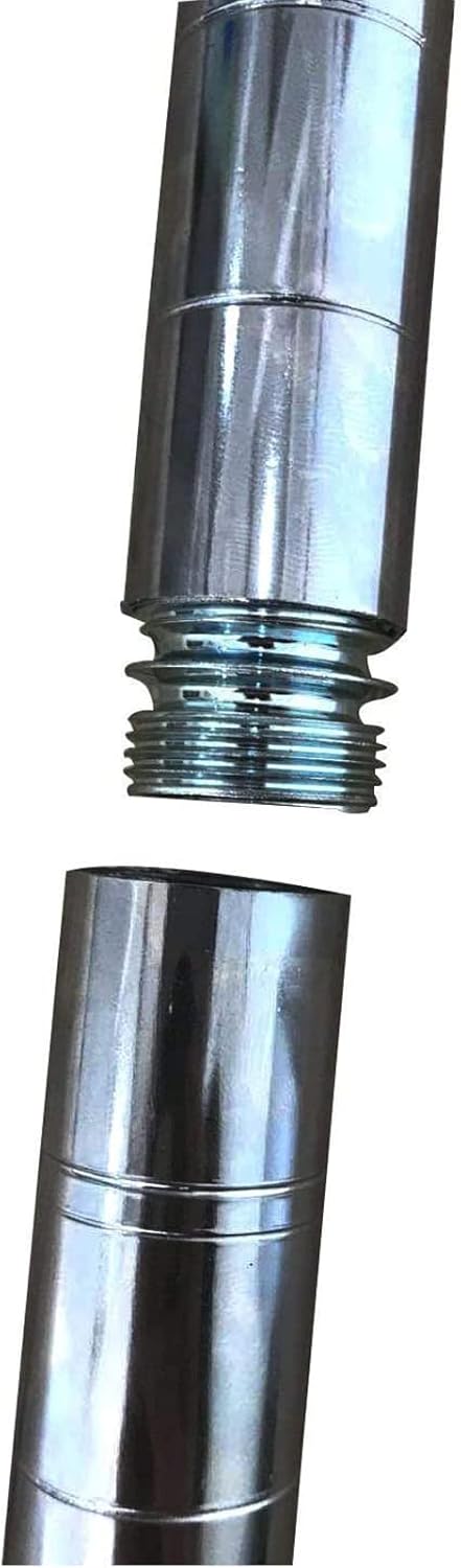 1" Diameter Connectors for Coarse Thread Wire Shelving Parts - 4 Pack Post Extension Kit