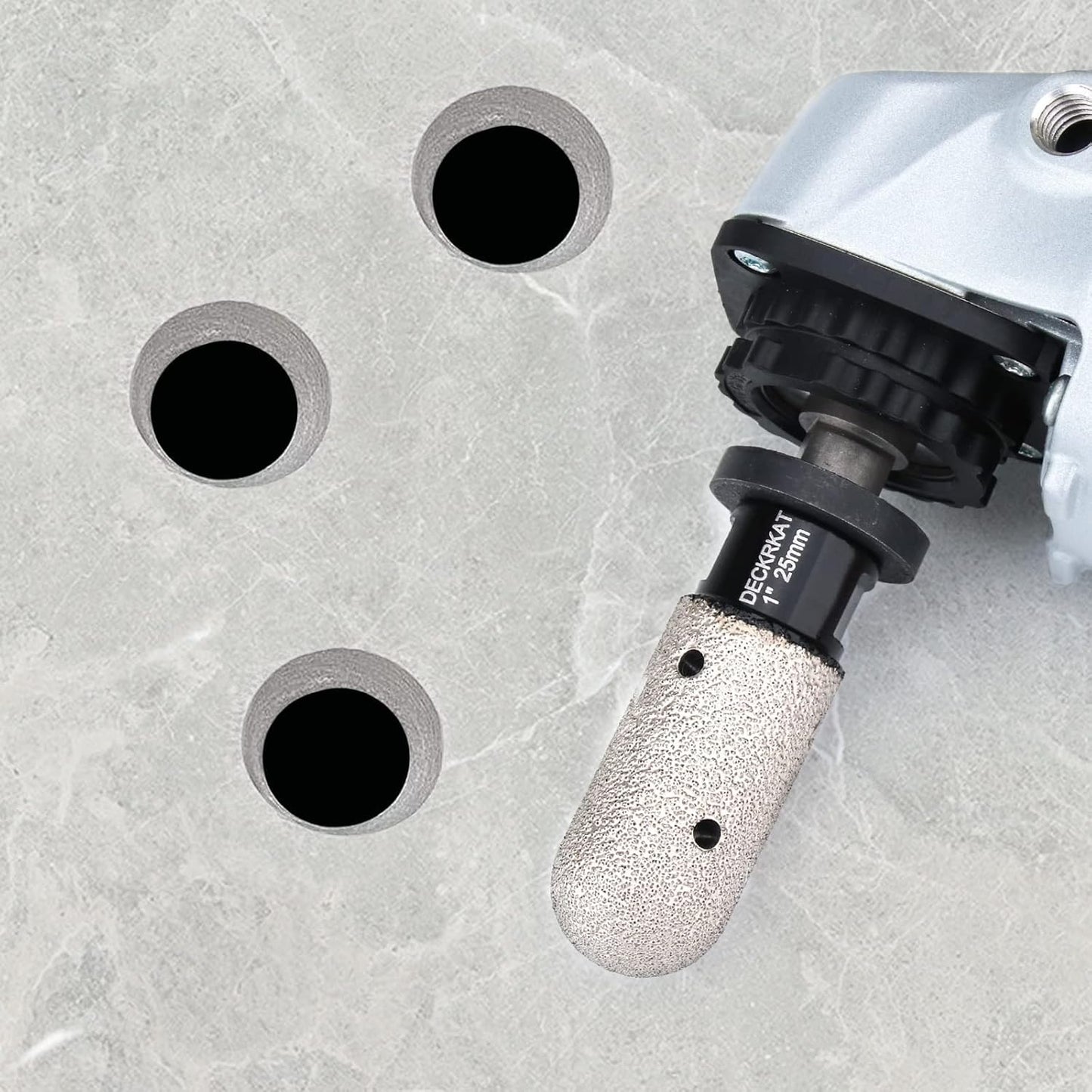 1" Diamond Finger Milling Bits Ball End for Enlarging Holes in Tile, Marble, Granite - Dry Core Drill Bit 25mm Dia with 5/8-11 Thread