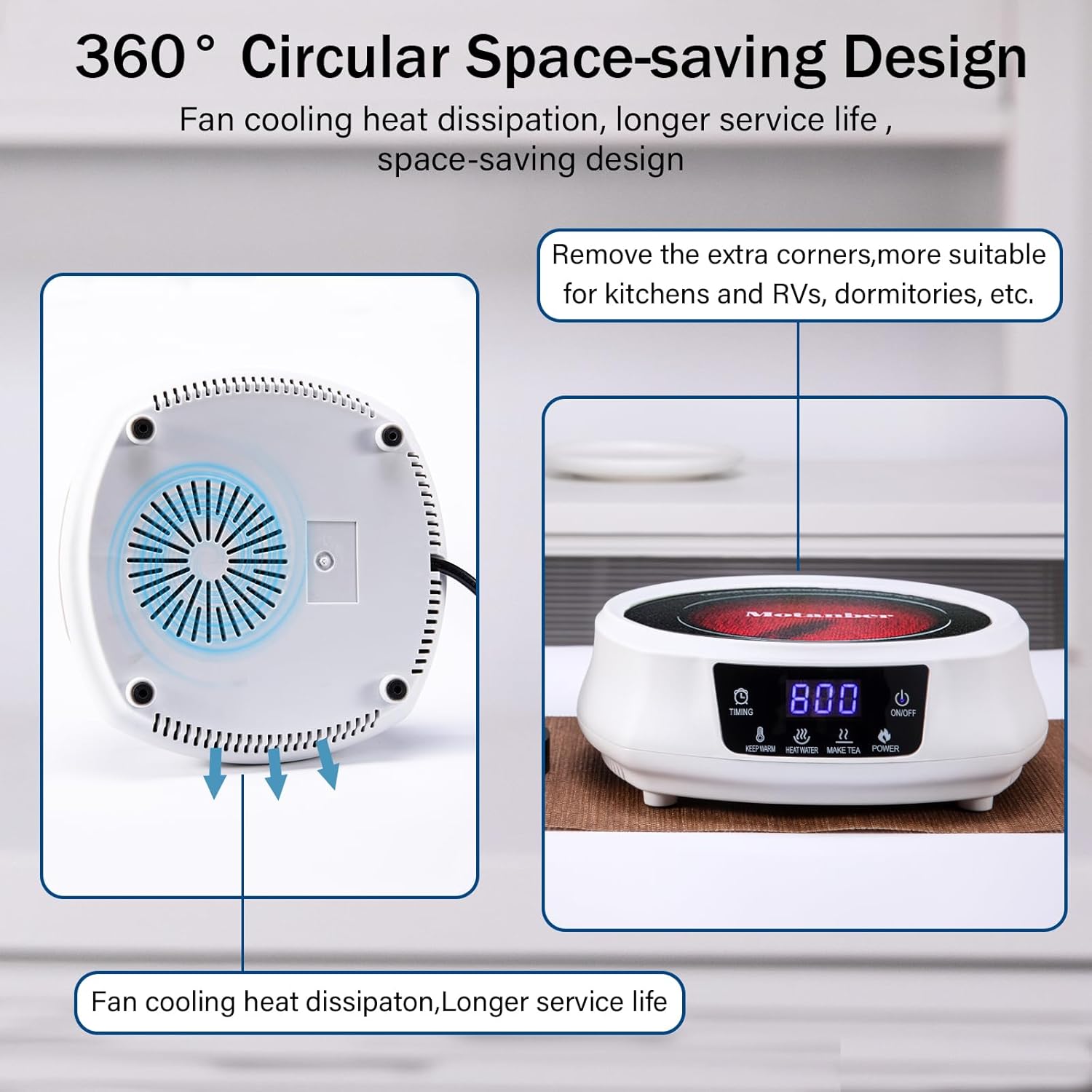 1 Electric Stove with 1 Pumpkin Glass Teapot - Perfect for Home Cooking and Brewing